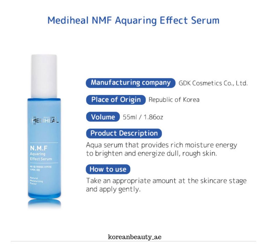 MEDIHEAL N.M.F Aquaring Effect Serum 55ml