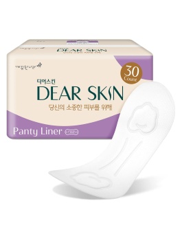 [DEAR SKIN] Sanitary Pad Pure Cotton Panty Liner (30 Count)