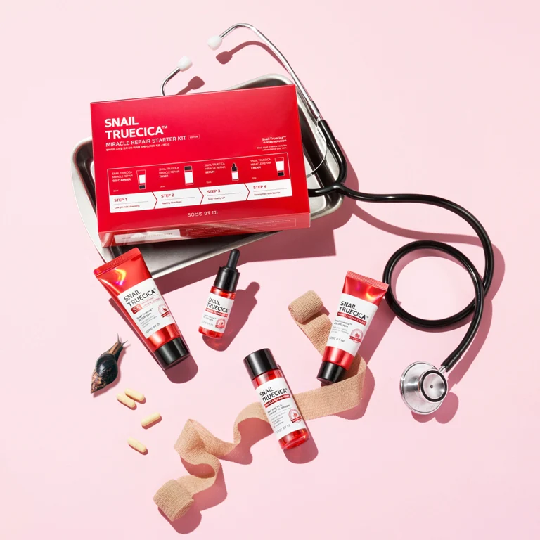 [SOME BY MI] Snail Truecica Miracle Repair Starter Kit (4components)